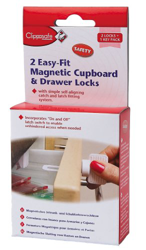 Clippasafe Magnetic Cupboard & Drawer Locks Baby Proofing Home Safety (2 Pack) en oferta