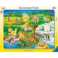 Ravensburger RAV Puzzle Zoobesuch 14| 060528 My First Frame Puzzle - 3+ características