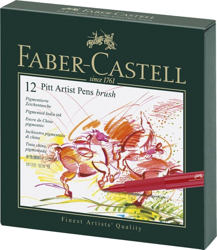 Rotuladores FABER-CASTELL Pitt Artist, Caja x12 Colores precio