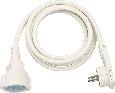 Brennenstuhl 1168980220 Cable de Plástico, 230 V,(2m Blanco)