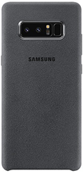 Original Samsung Alcantara Cover Hülle EF-XN950 für Galaxy Note 8 - Dunkelgrau precio