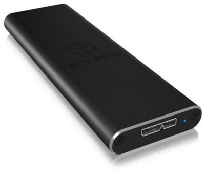 ICY BOX IB-183M2 storage drive enclosure M.2 SSD enclosure Black for one M.2