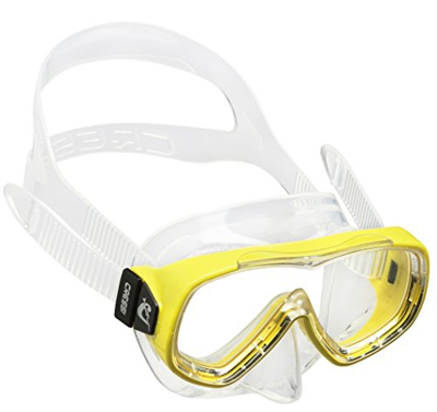 Cressi Piumetta Junior Transparente|Amarillo T45297/ Máscaras Unisex , Máscaras