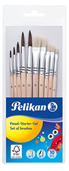 Herlitz 700405 Pelikan Pincel Starter - Juego de pinceles de pelo con 5 y 5 en oferta