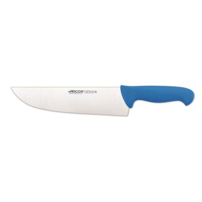Cuchillo de carnicero Arcos Colour - Prof  296023 de acero inoxidable y mango ergonómico - Azul