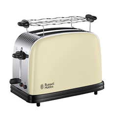 Russell Hobbs Colours Plus 23334-56 - Tostadora, 2 Ranuras Cortas y (Crema) precio