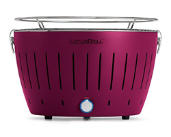 LotusGrill G-LI-34 - Barbacoa de carbón sin humo, color púrpura (Est (Estándar) precio