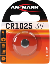 Ansmann 1516-0005 CR 1025 - Pilas de botón, (pack de 1 CR 1025) características