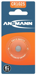 Ansmann 1516-0005 CR 1025 - Pilas de botón, (pack de 1 CR 1025) características