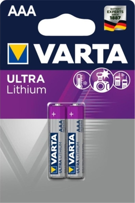 Varta Pila de Litio AAA 2-Blister Card NE550668041
