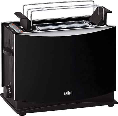 Braun Multi Toast Tostadora eléctrica, 1000 W, Plástico, 2 Ranuras, Negro