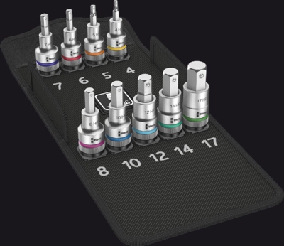 WERA 5004201001 8740 C HF Socket set Zyklop bit socket set with 1/2" drive