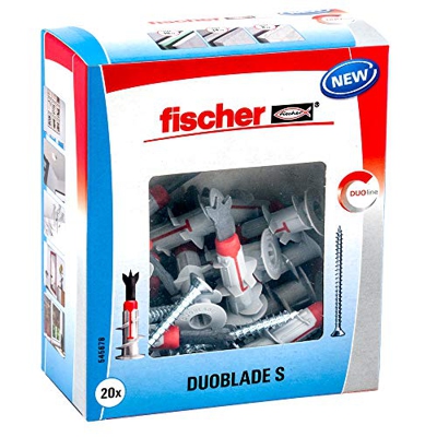 Fischer 545678 Duoblade S - Botas de esquí, color gris y rojo