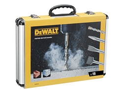 DeWalt dt9679 (Cincel Y broca Set de 15 piezas SDS-plus, 4 x cincel, 1 x Punta Cincel, 10 x sds plus highper Forma Fragrance broca, incluye maletín de precio