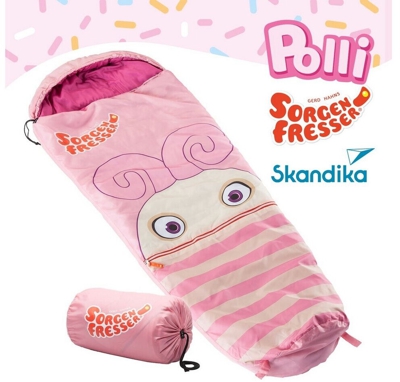skandika Sorgenfresser Polli - Saco de Dormir para niños Unisex, Color Rosa