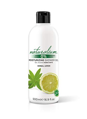 Naturalium Gel Ducha Limón - Gel de Baño Hidratante, Sin Parabenos, Sin Colorantes, 500 ml