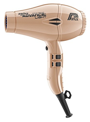 Parlux Advance Light - Secador de pelo ionico, Dorado