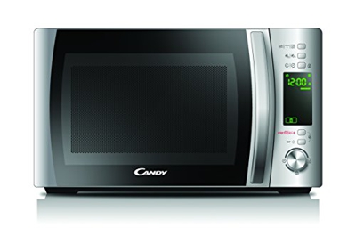Candy CMXG20DS - Microondas con grill y cook in app, 20 L, 40 programas automáticos, 700 W / 1000 W, color plata