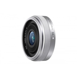Panasonic H-H014AE-S - Objetivo Lumix G para Micro Cuatro tercios (Distancia Focal Fija 14 mm, Apertura f/2.5-22, Zoom óptico 0.1x,diámetro: 46 mm), P en oferta
