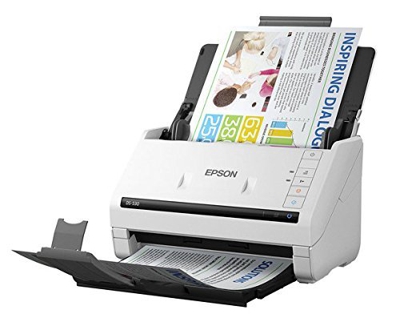 Epson WFDS530 - Escáner de Documentos en Color A4 (Capacidad de USB) Blanco y Negro