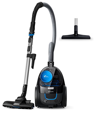 Philips PowerPro Compact FC9331/09 - Aspirador con sistema Ciclonico sin Bolsa, Deposito 1.5 L, Filtro Antialergias, Facil de Limpiar