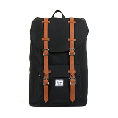 Herschel Little America Backpack Mid-Volume black/tan pu
