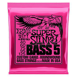 ERNIE BALL Super Slinky 5-string Bass Nickel Wound .040 - .125 características