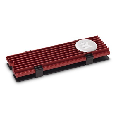 EKWB EK-M.2 NVMe Heatsink Rojo - Disipador M.2