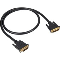 DVI-D/DVI-D (24+1), 1 m cable DVI Negro en oferta