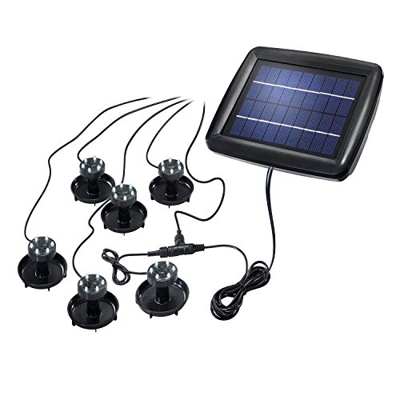 Foco sumergible solar Super Splash con LED