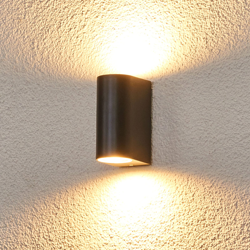 Lámpara de pared ext brillante ambos lados Palina precio