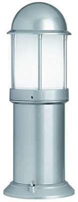 Farola Marco de diseño atemporal, plata