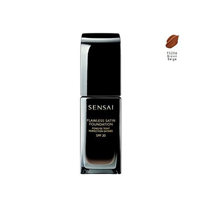 Flawless Satin Foundation Sensai 206 Brown Beige #9F4e29