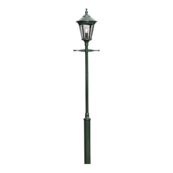 Farola VIRGO de 1 brazo, verde oscuro en oferta