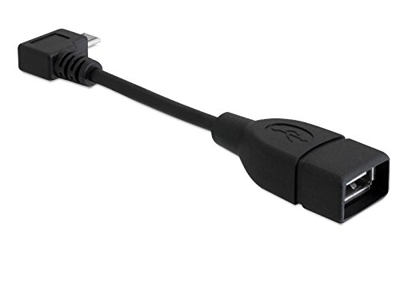 83104 cable USB 0,11 m 2.0 Micro-USB B USB A Negro, Adaptador