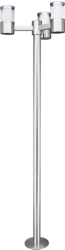 Moderna farola LED Basalgo de acero inoxidable en oferta
