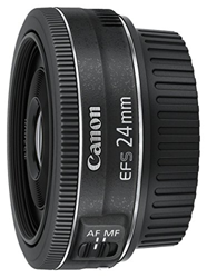 Canon EF-S 24mm f/2.8 STM Lente - Negro en oferta