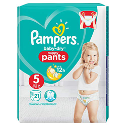Pampers Baby Dry Pants T5 (12-18 kg) 21 pcs en oferta
