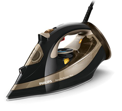 Philips Azur Performer Plus GC4527/00 - Plancha de Vapor 2600W, golpe de vapor 220g, vapor de 50g/min, 0.3 litros, suela T-ionicGlide, Negro/Oro en oferta