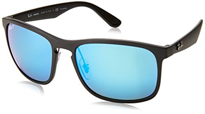 Sunglasses Ray-Ban Light Rb4264 601s/a1 58 Matte Black Blue Polarized