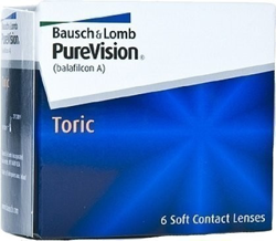 Bausch & Lomb - PureVision para Astigmatismo - Lentes de Contacto Mensuales - Pack de 6 en oferta