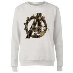 Compra Sudadera Marvel Vengadores: Infinity War Logo - Mujer - Blanco - L -  Blanco al mejor precio - Shoptize