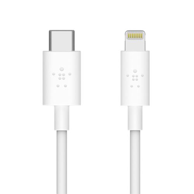 Belkin BOOST CHARGE USB-C-Cable with Lightning Connector 1,2m White