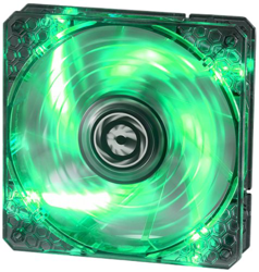 BitFenix Spectre Pro LED Green 120mm Carcasa del ordenador Ventilador - Ventilador de PC (Carcasa del ordenador, Ventilador, 12 cm, 1200 RPM, 18,9 dB, características