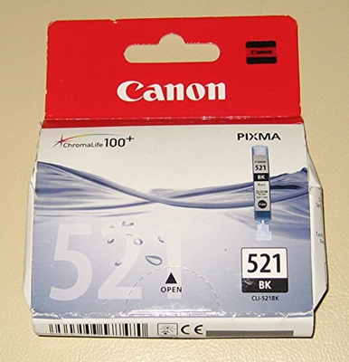 TINTA NEGRA FOTO CLI 521 COMPATIBLE NONOEM CANON CARTUCHO NEGRO FOTOGRAFICO