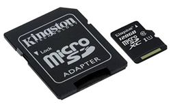 Kingston Canvas 128GB + Adaptador Clase 10 - Tarjeta Memoria en oferta