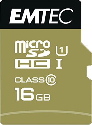 Emtec microSDHC 16GB Class10 Gold+ (ECMSDM16GHC10GP)