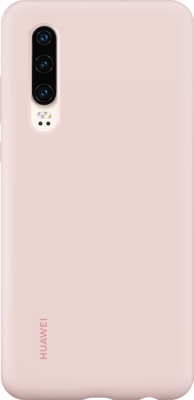 Funda de silicona Rosa Huawei para P30