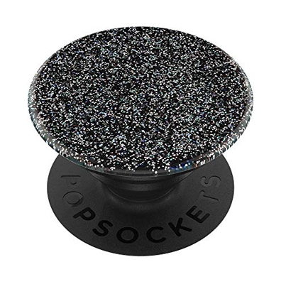 Soporte adhesivo PopSockets Glitter Black