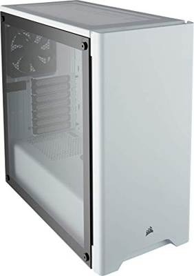 Corsair Carbide 275r TG Torre Mediana Cajón para Juegos - Blanco USB 3.0